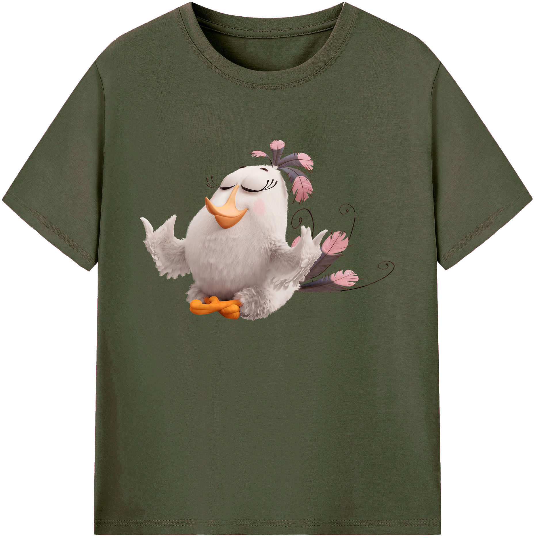 （画像用） Angry Birds アングリーバード 綿100％ メンズ半袖Tシャツ｜肌触りやわらか＆通気性